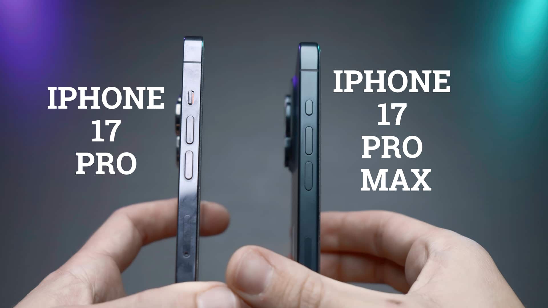 iPhone 17 Pro and 17 Pro Max